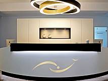 Empfang der Zahnarztpraxis Dr. Feuser